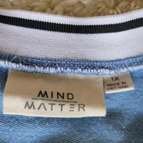 Mind Over Matter light blue dress size 1x - Picture 5 of 9